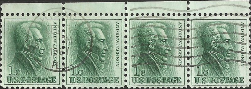 # 1209a TAGGED USED ANDREW JACKSON    