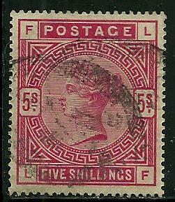 Great Britain # 108, Used. CV $ 250.00