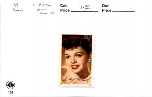 United States Postage Stamp, #4077 Mint NH, 2006 Judy Garland