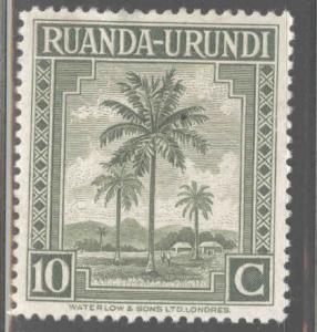 Ruanda-Urundi Scott 69 MH* from 1942-43 set