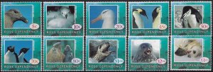 1994 Ross Dependency Antartic wildlife 10v. MNH SG. n. 21/31