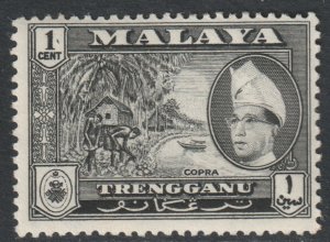 Malaya Trengganu Scott 75 - SG89, 1957 Sultan 1c MH*