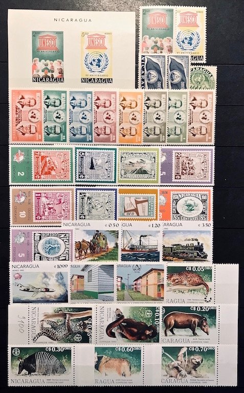 Nicaragua: Lot MNH Stamps