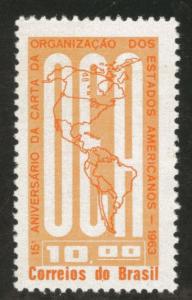 Brazil Scott 958 MNH** 1963 Org of American states stamp 