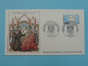 religion Saint Francis of Assisi FDC ref Numis 17