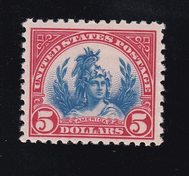 US 573 $5 America Unused VF OG NH SCV $180 (BB10)