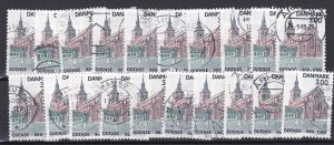 Denmark # 850, St. Cnut's Church, Wholesale lot of 20 Used  10% Cat