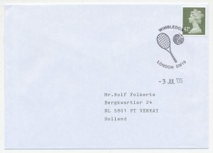 Cover / Postmark GB / UK 2005 Tennis - Wimbledon