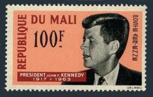 Mali C24,C24a sheet,MNH.Michel 91,Bl.3. President John F.Kennedy.1964.