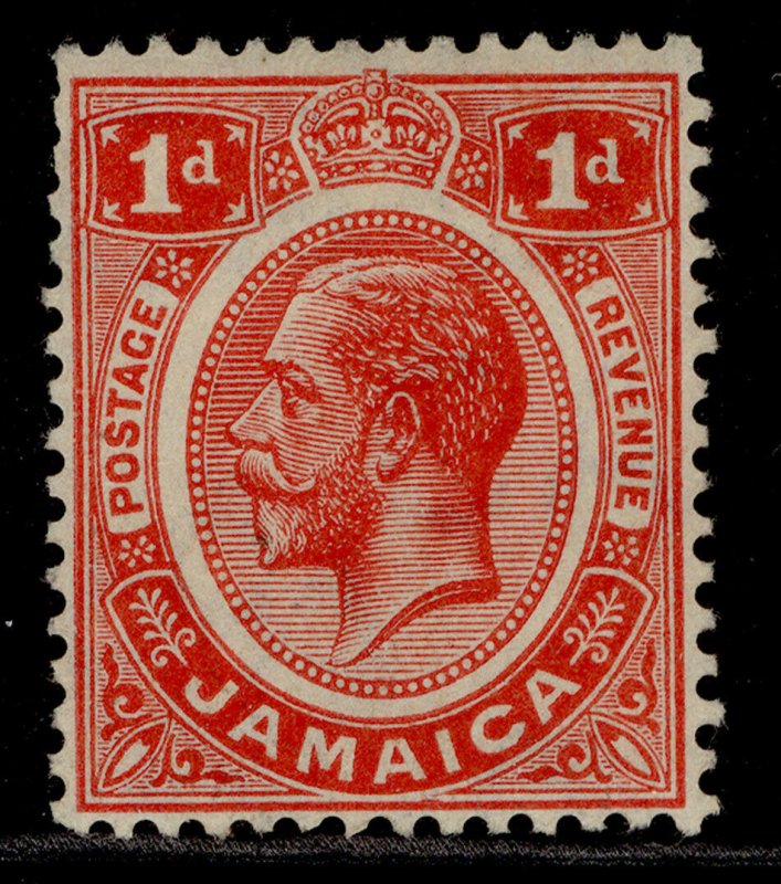 JAMAICA GV SG58a, 1d scarlet, UNUSED. Cat £11. 