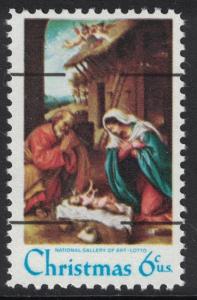 1970 6c Christmas Nativity, National Gallery of Art Scott 1414a Mint F/VF NH