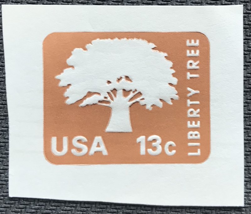 US #U578 Used Cut Square Liberty Tree SCV $.25 L28