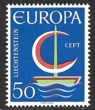 LIECHTENSTEIN 1967 EUROPA Issue Sc 420 MNH