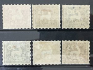 1920 Wurttemberg Sc# O53-8, Complete MLH