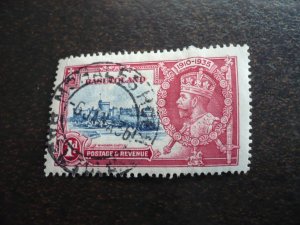Stamps - Basutoland - Scott# 11 - Used Part Set of 1 Stamp