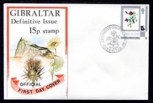 Gibraltar 350A Flower U/A FDC