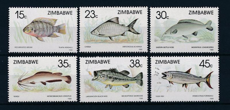 [47604] Zimbabwe 1989 Marine life Fish MNH