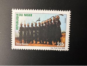 2008 Niger Mi. 2008 Danse Bororo Tanz Dancing MNH 1 Val.-