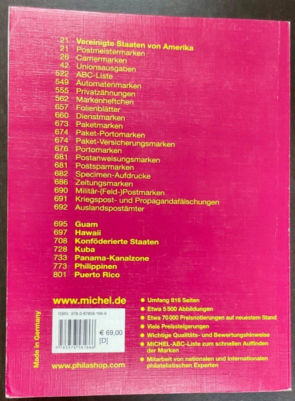 Michel USA Spezial 2008/2009 Catalog