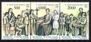 Vatican 1988 St John Bosco Mi. 937/9  MNH