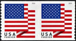 SC#5261 (50¢) U.S. Flag Coil Pair: BCA (2018) SA