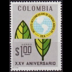 COLOMBIA 1969 - Scott# C511 Agriculture Inst. Set of 1 LH