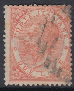 Italy Regno - Sassone n. 22L cv 1200$ - used De La Rue