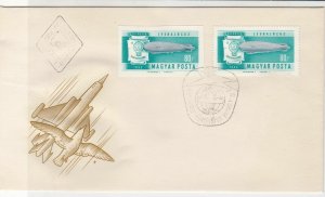 Hungary 1962 First Day Issue Space Stamps Cover ref R 18675