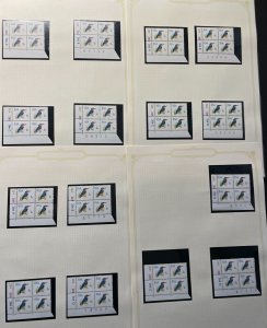 SOUTH AFRICA SG282-296a, RSA 1st defins, phosphor bands cylinder blocks NH MINT.