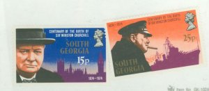 South Georgia #39-40  Single (Complete Set)