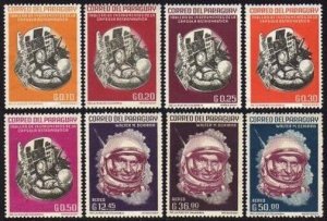 Paraguay 744-751,751a, MNH. Mi 1176-1183,Bl.36. Walter M.Schirra,Astronaut,1963