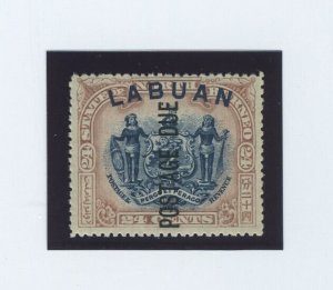 Labuan 1901 KEVII Postage Due 24c blue & lilac-brown (p14½-15) MNH. SG D9b.