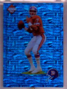 John Elway Prism card, Edge 93, Card # E2