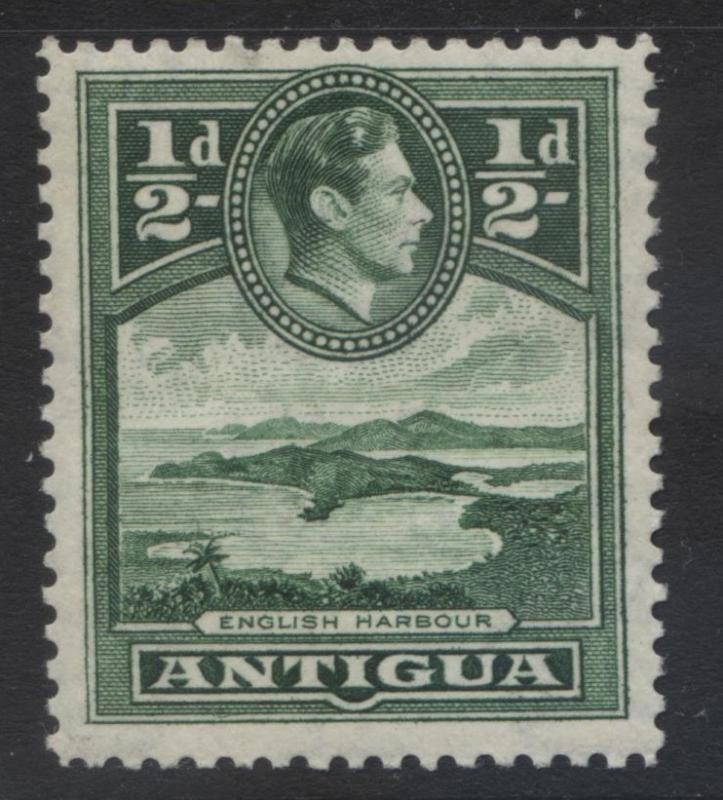 Antigua - Scott 84 - KGVI-1938-51 - MVLH - 1/2p Yell -Green