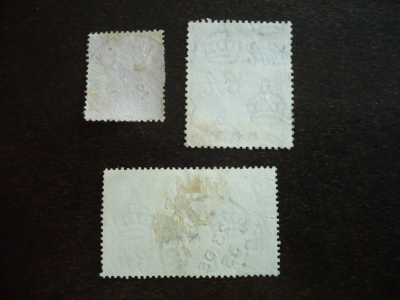 Stamps - British Guiana - Scott# 180,211,223 - Used 3 Stamps