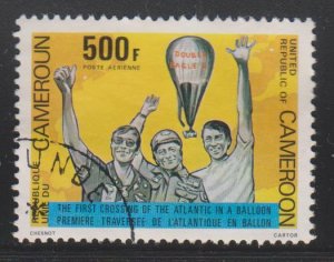 Cameroun, 500fr Hot Air Balloon (SC# C286) USED