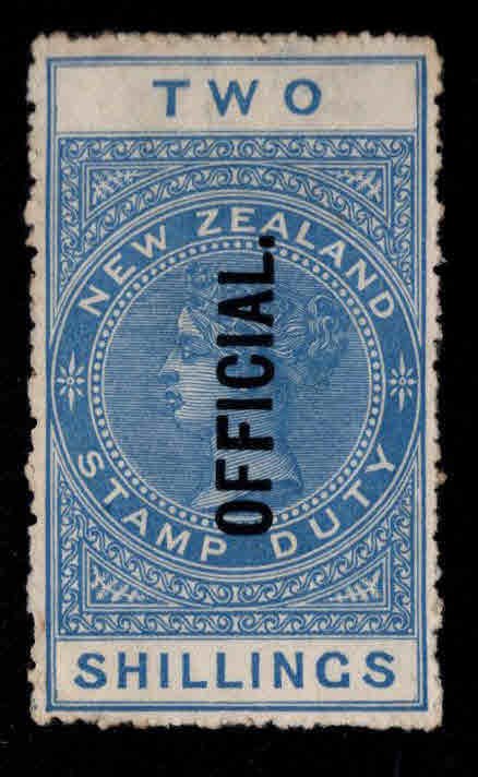 New Zealand Scott o38  Official overprint, 1914 no gum hint of a cancel