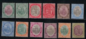 St. Kitts and Nevis SC 11-21,19s Mint 1905-1918 SCV$ 173.85 Set