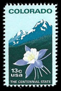 PCBstamps   US #1711 13c Colorado Statehood, MNH, (33)