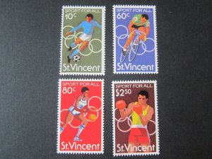 St Vincent 1980 Sc 604-07 set MNH