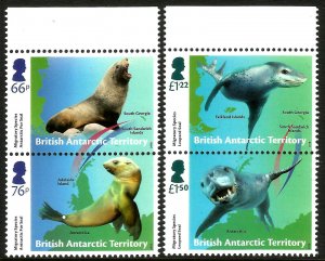 BAT British Antarctic Territory 2018 Seals Migratory Species 4v Set MNH