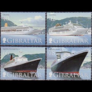 GIBRALTAR 2007 - Scott# 1076-9 Cruise Ships Set of 4 NH