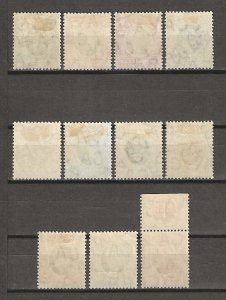 SOMALILAND 1905/11 SG 45/59 MINT