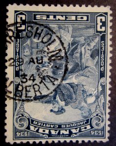 Canada #208 CDS Cancel  Claresholm, AB {ebhs57}