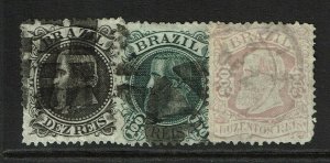 Brazil 3 1880s Used stamps - S13330