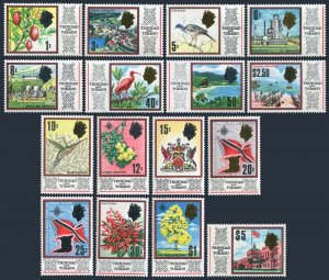 Trinidad & Tobago 144-159, MNH. Mi 227-242. QE II. Sugar, Fruits, Bird, Fishing,