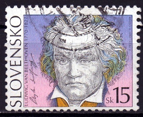 Slovakia. 2003. 451. Beethoven. USED.