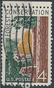 US 1122 (used) 4¢ forest conservation (1958)