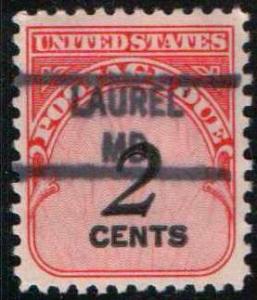 U.S. Precancel - Maryland, Laurel