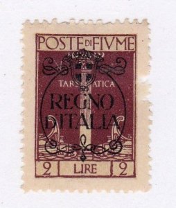 Fiume stamp #193, MH,  two missing perfs, CV $4.00